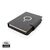 Carnet de notes A5 avec chargeur magnétique 10 W Artic Noir - XD Xclusive P774.312