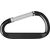 Aluminium karabijn sleutelhanger Guilermo Zwart -  483363.001
