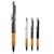 Metalen pen met houten grip Zilver - empty LT87286-N0005