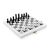 Deluxe 3-in-1 board game in wooden box White - XD Collection P940.053