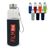 Bouteille d’eau en verre avec fourreau 500ml Transparent, Noir -  LT98822-N0402