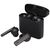 Écouteurs Hybrid True Wireless de qualité supérieure Noir - Tekiō® 12429790