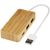 Tapas USB hub van bamboe Naturel - Unbranded 12430606