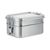 RVS lunchbox 1200ml Mat zilver -  MO6212-16