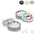 Mini clic tin pepermuntdoosje Zwart -  LT91790-N0002
