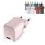 2WC20 I Fresh &amp; Rebel USB-C Mini Charger USB-C PD // 20W Pastel blauw - Fresh 'n Rebel LT49727-N0016
