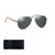 Bamboo sunglasses in pouch Black -  MO6450-03