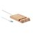 Bamboo wireless charger 10W Wood -  MO6453-40