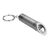 Lampe torche porte-clés en mét Gris foncé -  MO8142-15