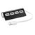 4 Port USB Hub Schwarz -  MO8853-03