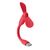 Portable USB fan Red -  MO9063-05 Portable USB fan Red -  MO9063-05