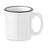 Keramikbecher Subli 240ml Schwarz -  MO9451-03