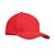 Brushed cotton basebal cap     MO9643 Rood -  MO9643-05