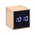 LED alarm clock bamboo casing Wood -  MO9922-40