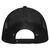 Trucker cap medium profile curved peak Schwarz - Nilton's 2146-03-A03