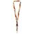 Bucks Sublimation Lanyard mit Schnappverschluss Schwarz, Weiß - Unbranded 1PL0030C