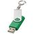 Clé USB rotative avec porte-clés Vert - Unbranded 1Z40007K
