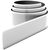 RFX&#8482; reflecterende slap wrap van TPU van 38 cm Wit - RFX™ 1PR06001