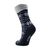 Vodde Recycled Wool Winter Socks Blauw, Grijs - Vodde W37332