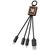 SCX.design C19 20W Easy to Use Kabel aus Holz mit Leuchtlogo Holz, Schwarz - SCX.design 2PX04471