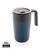 GRS recycelte PP und Stainless Steel Tasse mit Griff Dunkelblau - XD Collection P433.235