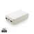 RCS standard recycled plastic 10.000 mAh powerbank White - XD Collection P322.663