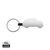 RCS autosleutelhanger van gerecycled zinc alloy Zilver - XD Collection P191.6102