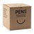 RPET Solid pennen Transparant -  26180420