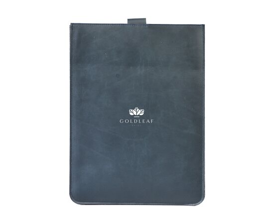 Recycled Leather Laptop Sleeve 16" Donkerblauw - Made Out Of W49532