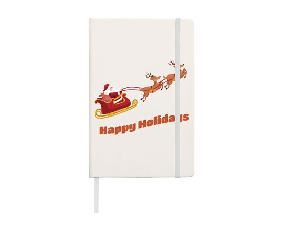 Pocket Notebook A5 X-Mas Wit -  853210