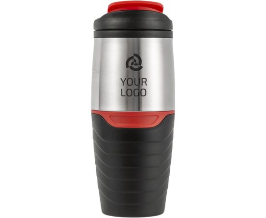 PP en RVS thermos mok Pamela Zwart, Zilver -  8417.050