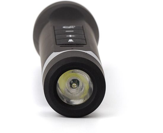 Torche LED en ABS munie d'une enceinte et d'un chargeur Lewis Noir -  709923.001
