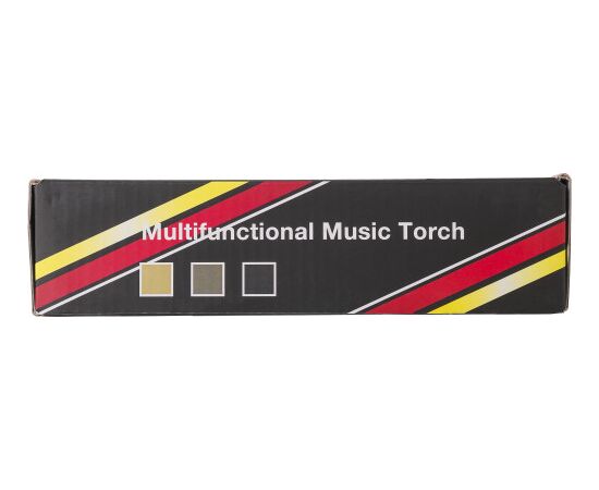 Torche LED en ABS munie d'une enceinte et d'un chargeur Lewis Noir -  709923.001