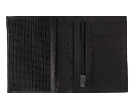 Porte-feuille RFID en cuir Menna Noir -  8060.001