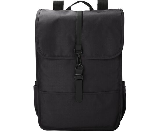 Sac à dos avec rabat en polyester rPET Lyric Noir -  1015154.001