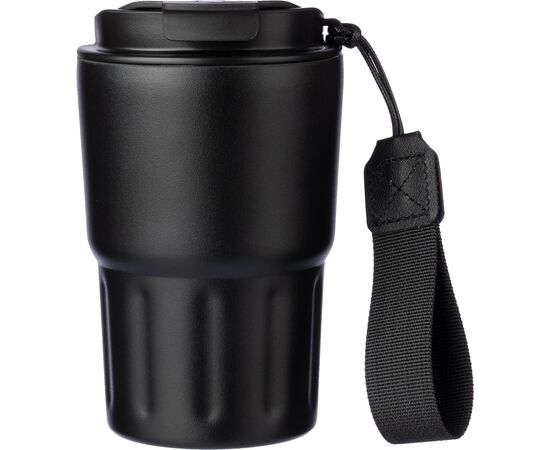 Stainless steel double walled mug Louisa Black -  1096714.001