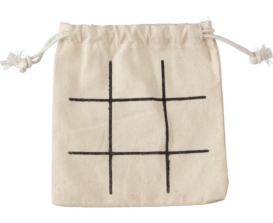 Natürliches Holz-Tic-Tac-Toe-Spiel Waltraud Khaki -  1107132.013