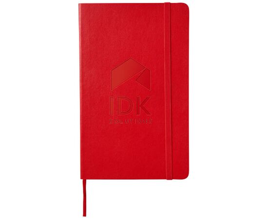 Classic L soft cover notebook - dotted Scarlet red - Moleskine 10716615