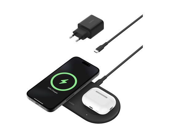 Belkin BoostCharge Pro 2-in-1 Pad EU Noir - Belkin 250098