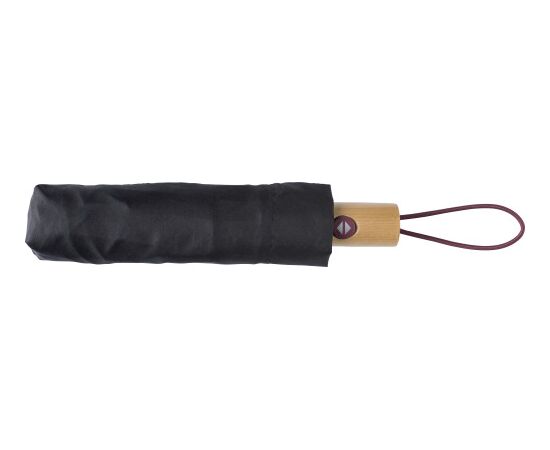 Parapluie pliable en pongée 190T Elias Noir -  8913.001