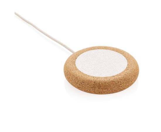 Kurk en tarwestro 5W draadloze oplader Khaki - XD Collection P308.099