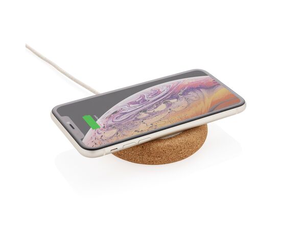 Kurk en tarwestro 5W draadloze oplader Khaki - XD Collection P308.099