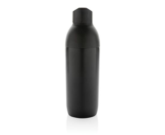 Flow RCS recycled stainless steel vacuum bottle Black - XD Xclusive P435.541