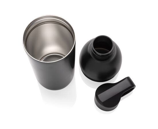 Flow RCS recycled stainless steel vacuum bottle Black - XD Xclusive P435.541