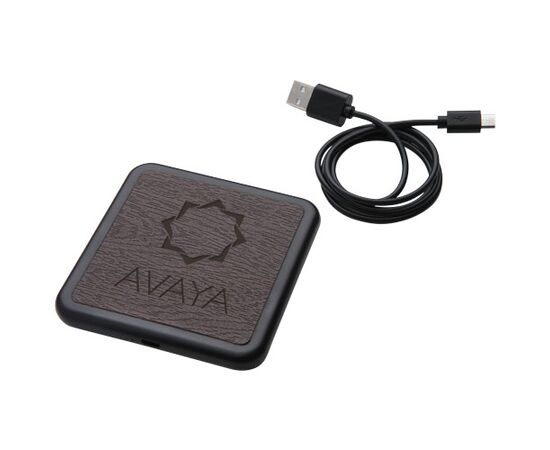 Solstice wireless charging pad Espresso - Avenue 12395001