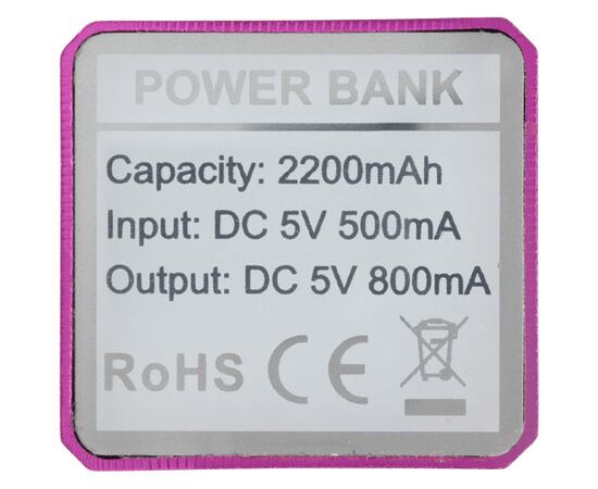 powerbank, power bank, opladen, oplader, laden Rose - Unbranded 1Z70621C