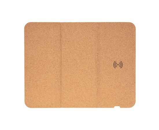 Tapis de souris en liège avec support téléphone et induction Beige - XD Collection P308.089