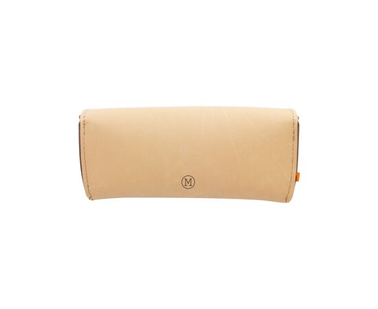 Recycled Leather Sunglasses Pouch brillenkoker Beige - Made Out Of W30041
