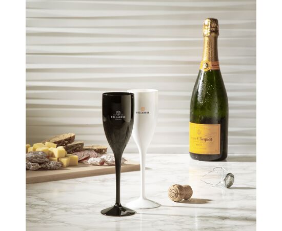 Lunaire Verre à Champagne plastique Réutilisable 150 ml Blanc -  244710