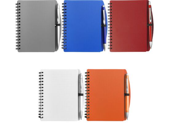 Carnet A6 à spirale Kimora Gris -  5139.003